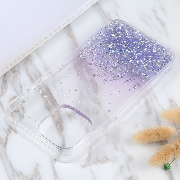 For iPhone 15 Pro DFANS DESIGN Golden Diamond TPU+PC Phone Case(Purple) - iPhone 15 Pro Cases by DFANS DESIGN | Online Shopping UK | buy2fix