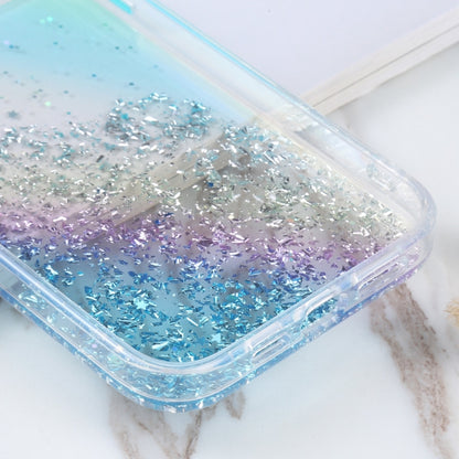 For iPhone 15 DFANS DESIGN Golden Diamond TPU+PC Phone Case(Blue) - iPhone 15 Cases by DFANS DESIGN | Online Shopping UK | buy2fix