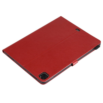 For iPad Pro 12.9 (2020) & (2018) Cat Bee Embossing Pattern Horizontal Flip Leather Tablet Case with Holder & Card Slots & Wallet & Pen Slot(Red) - iPad Pro 12.9 (2020) Cases by buy2fix | Online Shopping UK | buy2fix