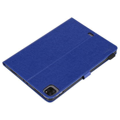 For iPad Pro 11 (2020) & (2018) Cat Bee Embossing Pattern Horizontal Flip Leather Tablet Case with Holder & Card Slots & Wallet & Pen Slot & Wake-up / Sleep Function(Blue) - iPad Pro 11 (2020) Cases by buy2fix | Online Shopping UK | buy2fix