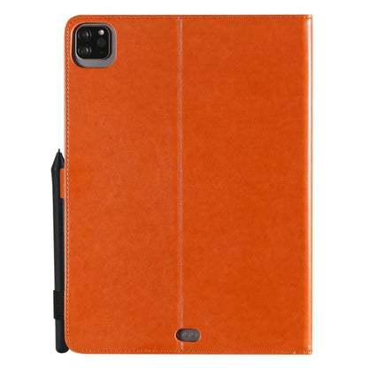 For iPad Pro 11 (2020) & (2018) Cat Bee Embossing Pattern Horizontal Flip Leather Tablet Case with Holder & Card Slots & Wallet & Pen Slot & Wake-up / Sleep Function(Orange) - iPad Pro 11 (2020) Cases by buy2fix | Online Shopping UK | buy2fix