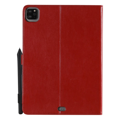 For iPad Pro 11 (2020) & (2018) Cat Bee Embossing Pattern Horizontal Flip Leather Tablet Case with Holder & Card Slots & Wallet & Pen Slot & Wake-up / Sleep Function(Red) - iPad Pro 11 (2020) Cases by buy2fix | Online Shopping UK | buy2fix