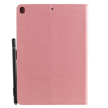 For iPad 10.2 / Air (2019) / Pro 10.5 Cat Bee Embossing Pattern Horizontal Flip Leather Case with Holder & Card Slots & Wallet & Pen Slot & Wake-up / Sleep Function(Pink) - iPad 10.2 Cases by buy2fix | Online Shopping UK | buy2fix