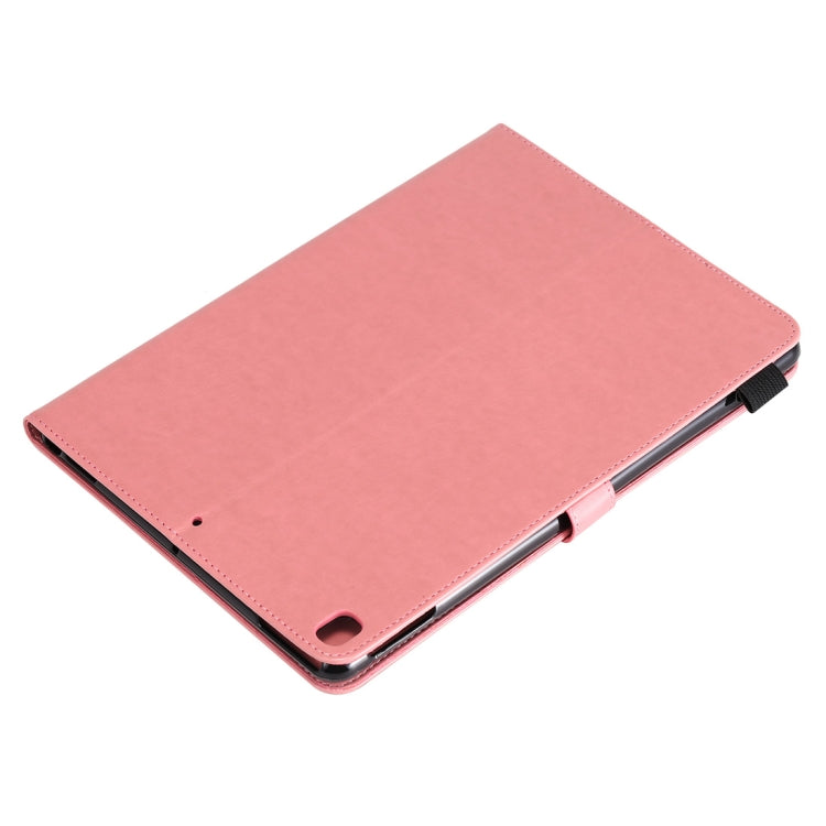 For iPad 10.2 / Air (2019) / Pro 10.5 Cat Bee Embossing Pattern Horizontal Flip Leather Case with Holder & Card Slots & Wallet & Pen Slot & Wake-up / Sleep Function(Pink) - iPad 10.2 Cases by buy2fix | Online Shopping UK | buy2fix