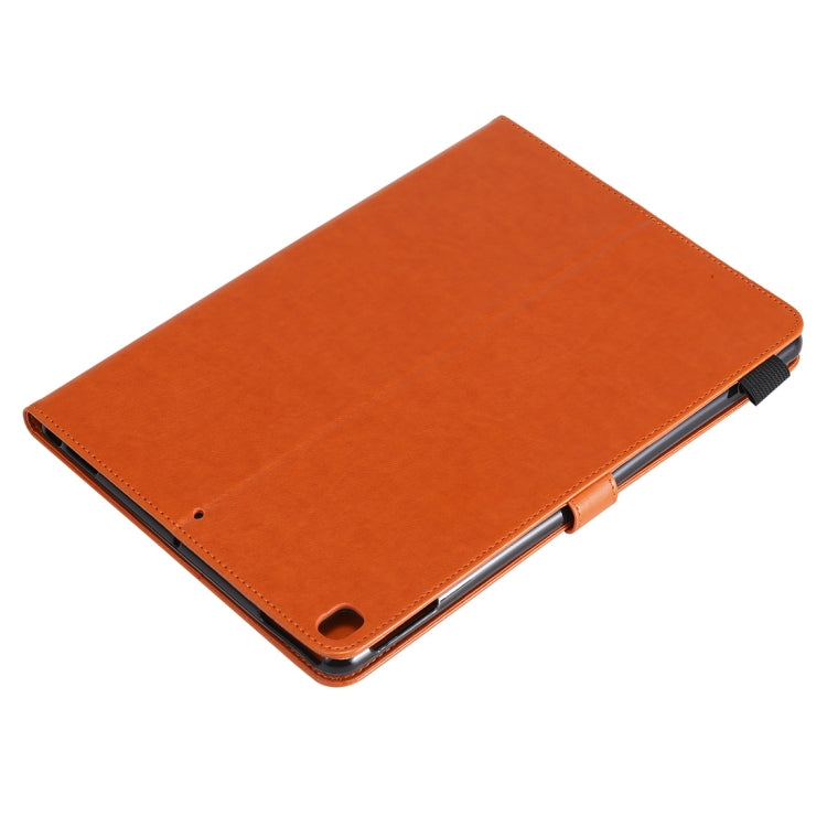 For iPad 10.2 / Air (2019) / Pro 10.5 Cat Bee Embossing Pattern Horizontal Flip Leather Case with Holder & Card Slots & Wallet & Pen Slot & Wake-up / Sleep Function(Orange) - iPad 10.2 Cases by buy2fix | Online Shopping UK | buy2fix