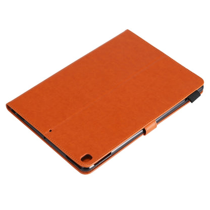 For iPad 10.2 / Air (2019) / Pro 10.5 Cat Bee Embossing Pattern Horizontal Flip Leather Case with Holder & Card Slots & Wallet & Pen Slot & Wake-up / Sleep Function(Orange) - iPad 10.2 Cases by buy2fix | Online Shopping UK | buy2fix