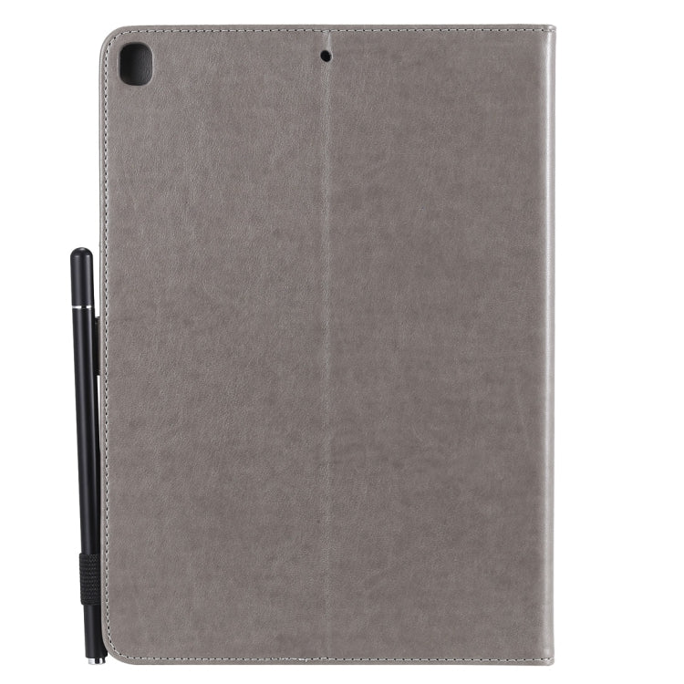 For iPad 10.2 / Air (2019) / Pro 10.5 Cat Bee Embossing Pattern Horizontal Flip Leather Case with Holder & Card Slots & Wallet & Pen Slot & Wake-up / Sleep Function(Grey) - iPad 10.2 Cases by buy2fix | Online Shopping UK | buy2fix