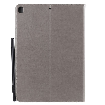 For iPad 10.2 / Air (2019) / Pro 10.5 Cat Bee Embossing Pattern Horizontal Flip Leather Case with Holder & Card Slots & Wallet & Pen Slot & Wake-up / Sleep Function(Grey) - iPad 10.2 Cases by buy2fix | Online Shopping UK | buy2fix