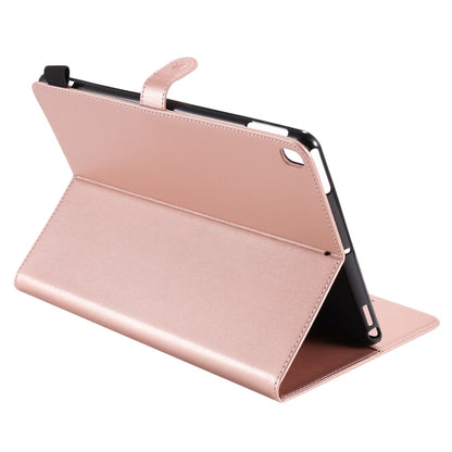 For iPad 10.2 / Air (2019) / Pro 10.5 Cat Bee Embossing Pattern Horizontal Flip Leather Case with Holder & Card Slots & Wallet & Pen Slot & Wake-up / Sleep Function(Rose Gold) - iPad 10.2 Cases by buy2fix | Online Shopping UK | buy2fix