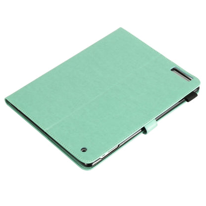 For iPad 4 / 3 / 2 Cat Bee Embossing Pattern Horizontal Flip Leather Case with Holder & Card Slots & Wallet & Pen Slot & Wake-up / Sleep Function(Green) - iPad 4 & 3 & 2 Cases by buy2fix | Online Shopping UK | buy2fix