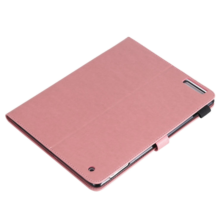 For iPad 4 / 3 / 2 Cat Bee Embossing Pattern Horizontal Flip Leather Case with Holder & Card Slots & Wallet & Pen Slot & Wake-up / Sleep Function(Pink) - iPad 4 & 3 & 2 Cases by buy2fix | Online Shopping UK | buy2fix