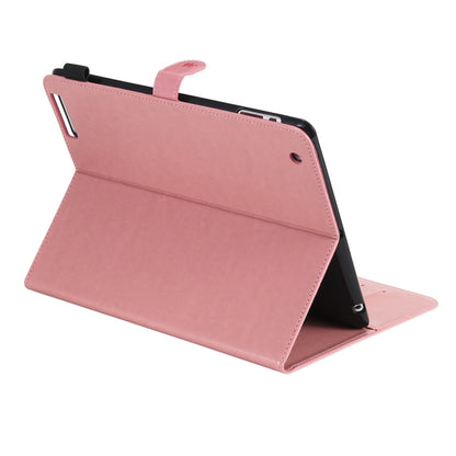 For iPad 4 / 3 / 2 Cat Bee Embossing Pattern Horizontal Flip Leather Case with Holder & Card Slots & Wallet & Pen Slot & Wake-up / Sleep Function(Pink) - iPad 4 & 3 & 2 Cases by buy2fix | Online Shopping UK | buy2fix
