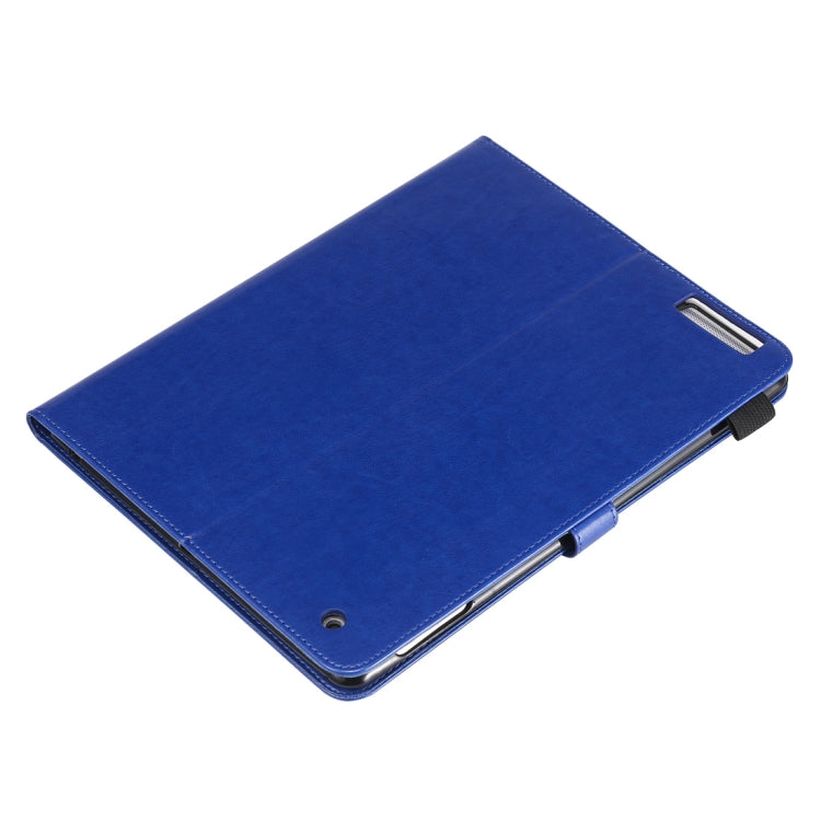 For iPad 4 / 3 / 2 Cat Bee Embossing Pattern Horizontal Flip Leather Case with Holder & Card Slots & Wallet & Pen Slot & Wake-up / Sleep Function(Blue) - iPad 4 & 3 & 2 Cases by buy2fix | Online Shopping UK | buy2fix