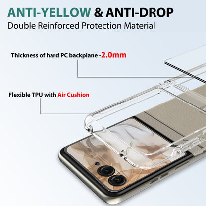 For Motorola Razr 50 / Razr 2024 Scratchproof Acrylic TPU Phone Case(Transparent) - Motorola Cases by buy2fix | Online Shopping UK | buy2fix