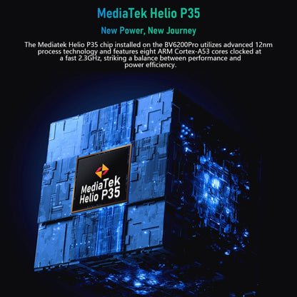 Blackview BV6200 Pro, 6GB+128GB, IP68/IP69K/MIL-STD-810H, 6.56 inch Android 13 MediaTek Helio P35 Octa Core, Network: 4G, OTG, NFC(Green) by Blackview