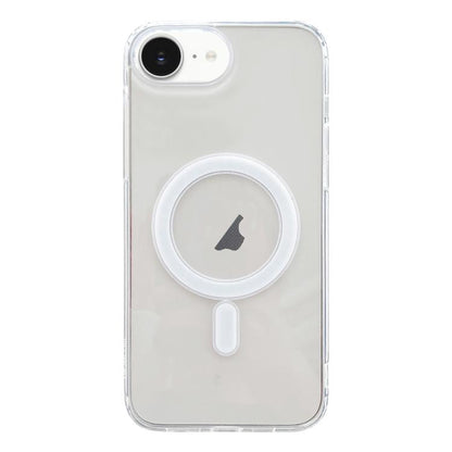 For iPhone 16e MagSafe Magnetic Clear Acrylic TPU Phone Case(Transparent) - iPhone 16e Cases by buy2fix | Online Shopping UK | buy2fix