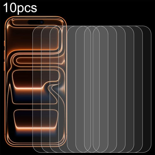 For iPhone 18 Pro Max / 17 Pro Max 10pcs 0.26mm 9H 2.5D Tempered Glass Film