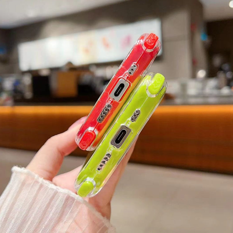 For iPhone 16 Dreamland 3 in 1 Solid Color Transparent Frame PC + TPU Phone Case(Rose Red) by buy2fix