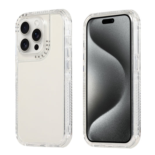 For iPhone 16 Pro Max Dreamland 3 in 1 Clear Color Transparent Frame PC + TPU Phone Case(White) - iPhone 16 Pro Max Cases by buy2fix | Online Shopping UK | buy2fix