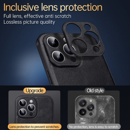 For iPhone 15 SULADA Shockproof TPU Hybrid Handmade Leather Phone Case(Orange) - iPhone 15 Cases by SULADA | Online Shopping UK | buy2fix