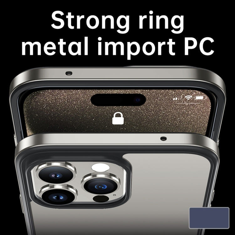 For iPhone 15 Pro SULADA Metal Frame + Nano Glass + TPU Phone Case(Gold) - iPhone 15 Pro Cases by SULADA | Online Shopping UK | buy2fix