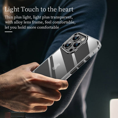 For iPhone 15 Pro SULADA PC + Aluminum Alloy Lens Holder Phone Case(Dark Blue) - iPhone 15 Pro Cases by SULADA | Online Shopping UK | buy2fix