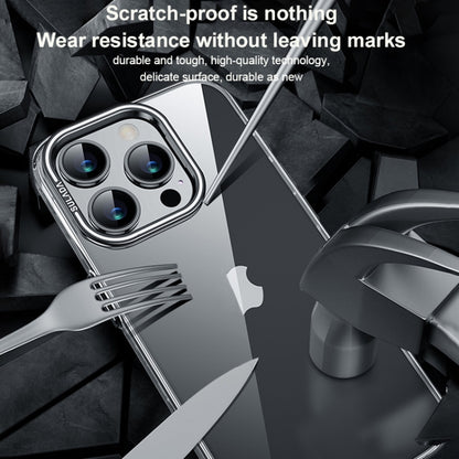 For iPhone 15 SULADA PC + Aluminum Alloy Lens Holder Phone Case(Dark Purple) - iPhone 15 Cases by SULADA | Online Shopping UK | buy2fix