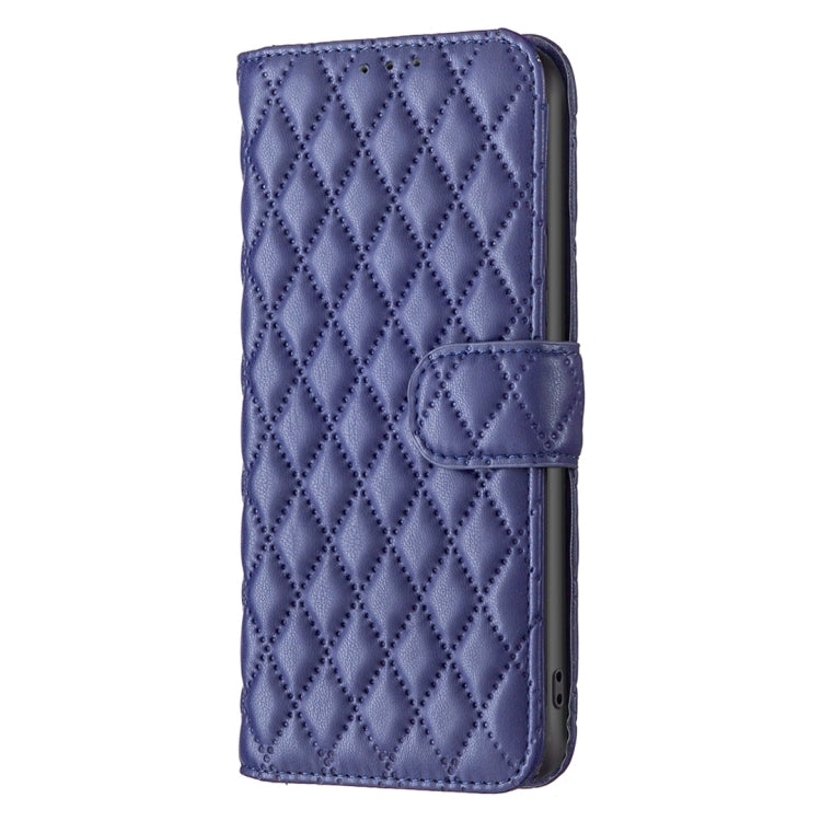 For Honor 100 Pro Diamond Lattice Wallet Flip Leather Phone Case(Blue) - Honor Cases by buy2fix | Online Shopping UK | buy2fix