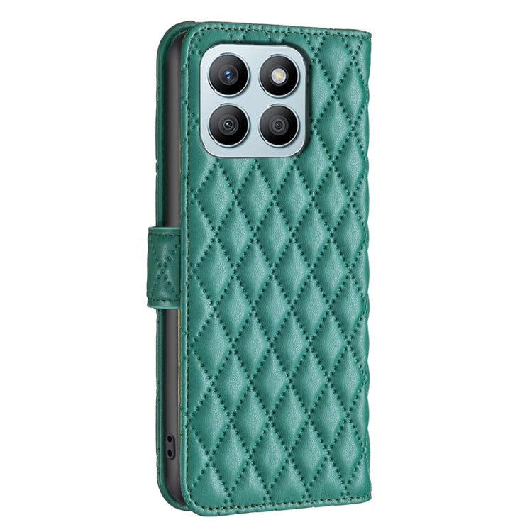 For Honor X8b Diamond Lattice Wallet Flip Leather Phone Case(Green) - Honor Cases by buy2fix | Online Shopping UK | buy2fix