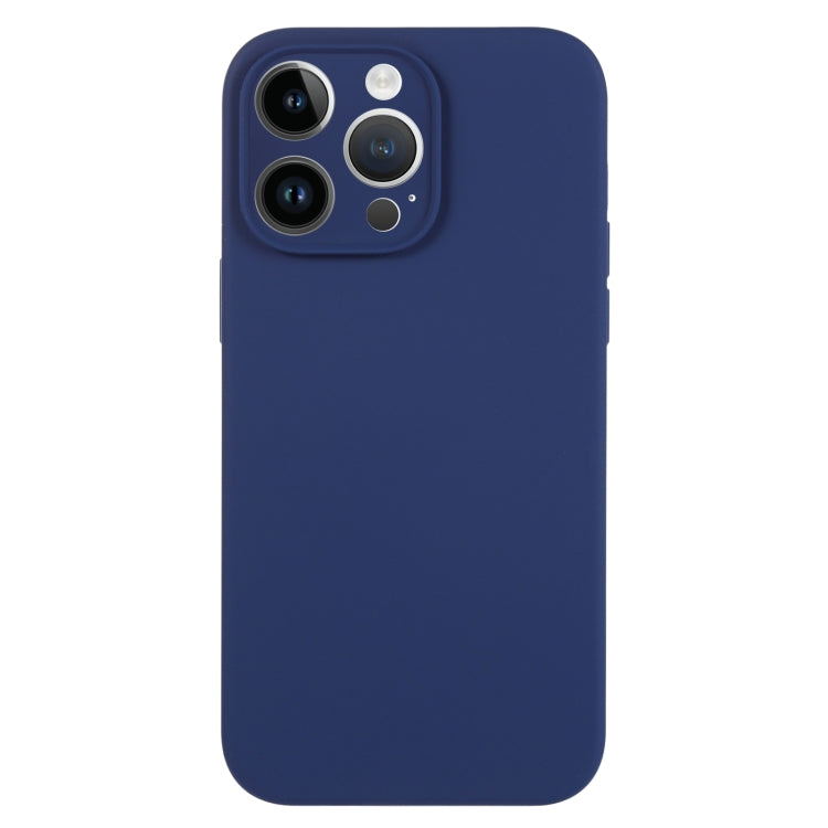 For iPhone 13 Pro Pure Color Liquid Silicone Fine Pore Phone Case(Royal Blue) by buy2fix