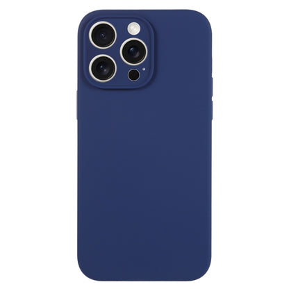 For iPhone 16 Pro Pure Color Liquid Silicone Fine Pore Phone Case(Royal Blue) - iPhone 16 Pro Cases by buy2fix | Online Shopping UK | buy2fix