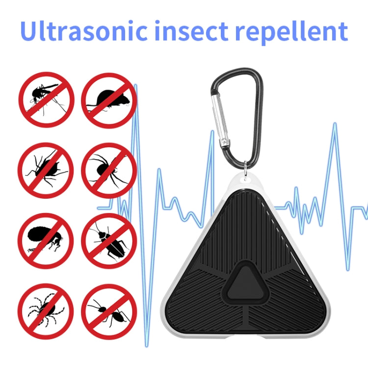 709 Outdoor Camping Ultrasonic Portable Mosquito Repeller(Black) - Outdoor Insect Repellent by buy2fix | Online Shopping UK | buy2fix