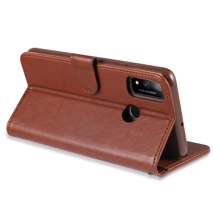 For Huawei P Smart 2020 AZNS Sheepskin Texture Horizontal Flip Leather Case with Holder & Card Slots & Wallet(Brown) - Huawei Cases by AZNS | Online Shopping UK | buy2fix