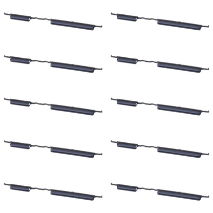 For Samsung Galaxy A42 5G SM-A426 10pcs Power Button + Volume Control Button(Black) - Home key & Side Key by buy2fix | Online Shopping UK | buy2fix