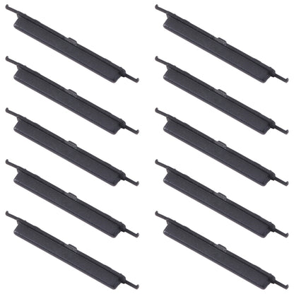 For Samsung Galaxy A12 SM-A125 10pcs Volume Control Button(Black) - Home key & Side Key by buy2fix | Online Shopping UK | buy2fix