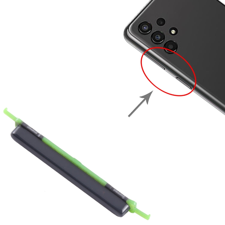 For Samsung Galaxy M23 SM-M236 10pcs Volume Control Button(Black) - Home key & Side Key by buy2fix | Online Shopping UK | buy2fix
