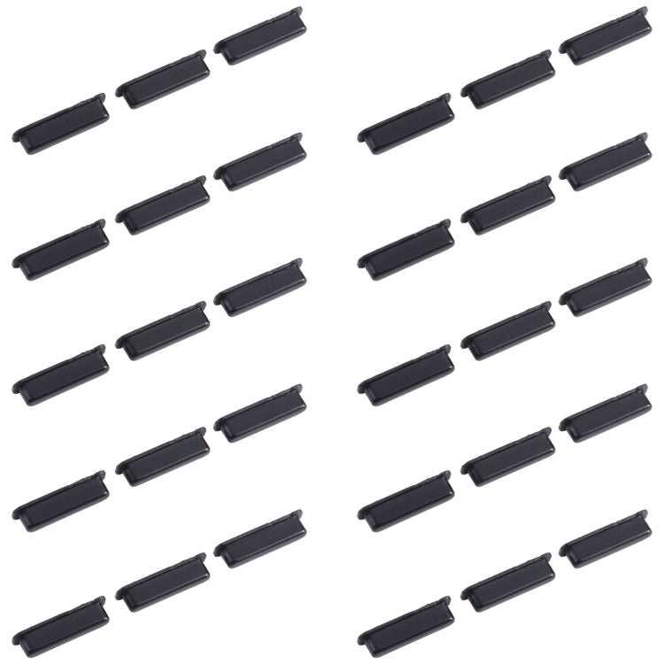 For Samsung Galaxy J6 SM-J600 10pcs Power Button + Volume Control Button(Black) - Home key & Side Key by buy2fix | Online Shopping UK | buy2fix