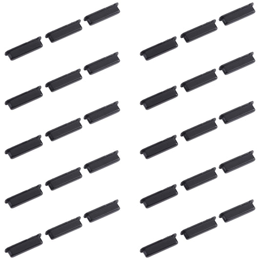 For Samsung Galaxy J4 Core SM-J410 10pcs Power Button + Volume Control Button(Black) - Home key & Side Key by buy2fix | Online Shopping UK | buy2fix