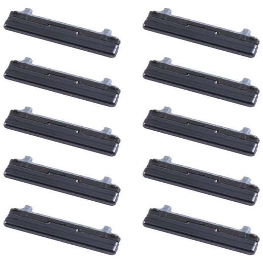 For Samsung Galaxy Z Flip 5G SM-F707 10pcs Volume Control Button(Black) - Home key & Side Key by buy2fix | Online Shopping UK | buy2fix