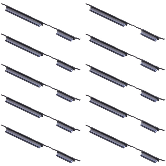 For Samsung Galaxy M30 SM-M305 10pcs Power Button + Volume Control Button(Black) - Home key & Side Key by buy2fix | Online Shopping UK | buy2fix