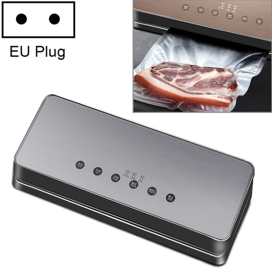 Automatic Vacuum Sealer Household Food Preservation Packaging Machine, Plug Specification:EU Plug(Silver) by buy2fix