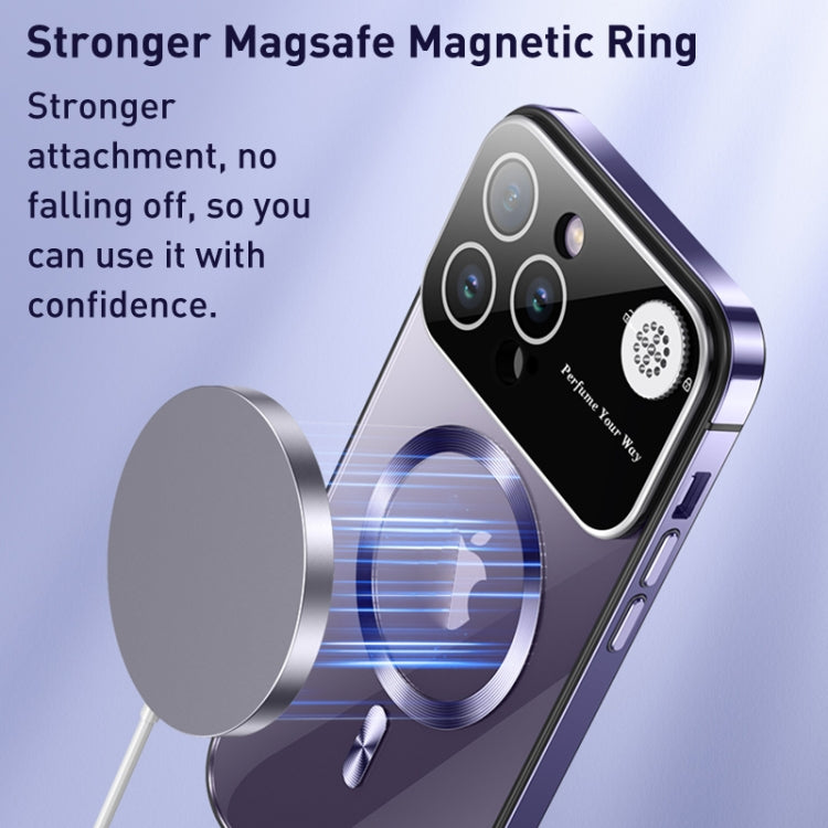 For iPhone 13 Pro Aromatherapy MagSafe Magnetic Phone Case(Sierra Blue) - iPhone 13 Pro Cases by buy2fix | Online Shopping UK | buy2fix