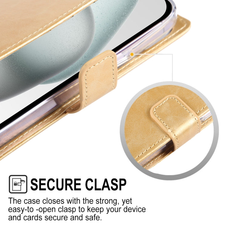 For iPhone 15 Plus GOOSPERY BLUE MOON Crazy Horse Texture Leather Phone Case(Brown) - iPhone 15 Plus Cases by GOOSPERY | Online Shopping UK | buy2fix