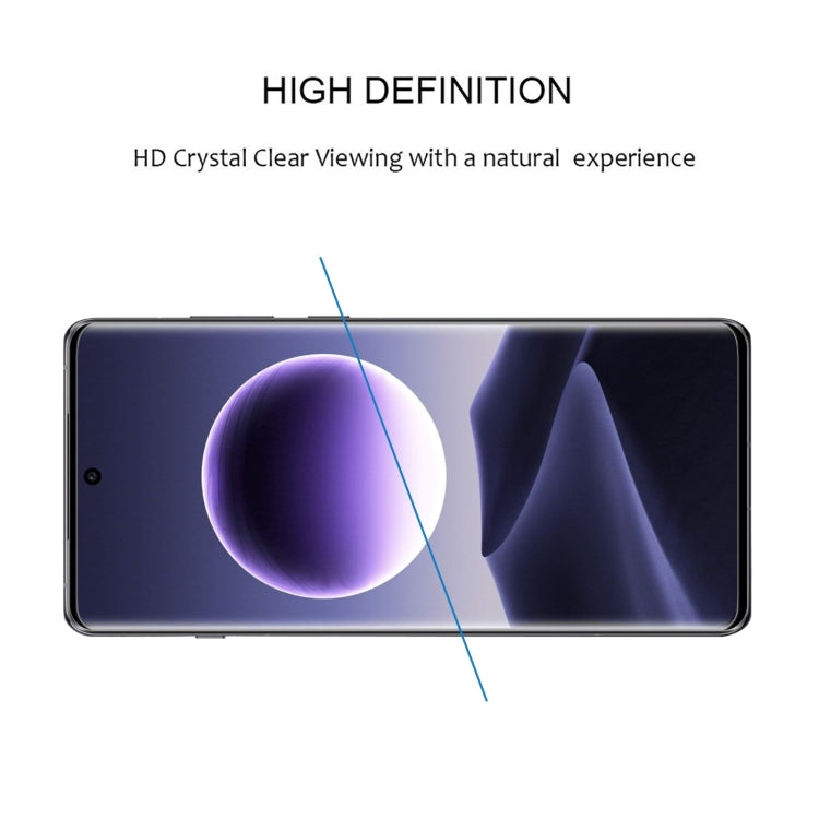 For OPPO Find X7 9H HD 3D Curved Edge Tempered Glass Film(Black) - Find X7 Tempered Glass by buy2fix | Online Shopping UK | buy2fix