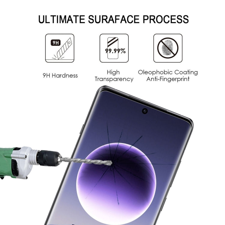 For OPPO Find X7 9H HD 3D Curved Edge Tempered Glass Film(Black) - Find X7 Tempered Glass by buy2fix | Online Shopping UK | buy2fix