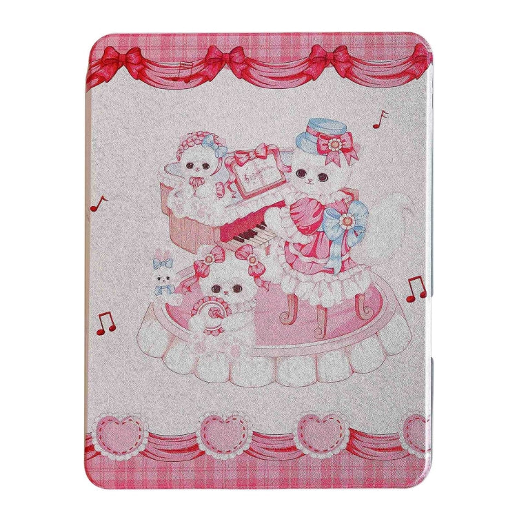 For iPad Pro 12.9 2022 / 2021 / 2020 Painted Magnetic Split Leather Tablet Case(Bichon Frise) - iPad Pro 12.9 (2022/2021) Cases by buy2fix | Online Shopping UK | buy2fix