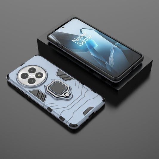 For OnePlus 13 5G Shockproof PC + TPU Holder Phone Case(Navy Blue) by buy2fix