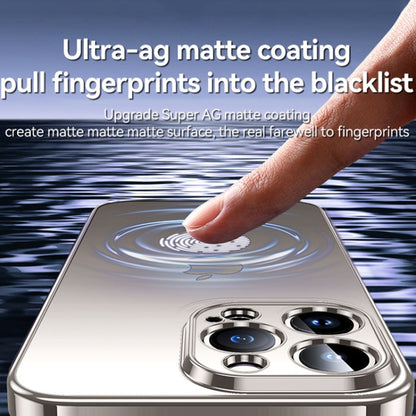 For iPhone 15 Plus SULADA Electroplating Frosted TPU Phone Case(Silver) - iPhone 15 Plus Cases by SULADA | Online Shopping UK | buy2fix