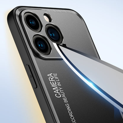 For iPhone 16 Frosted Metal Phone Case(Gold) by buy2fix