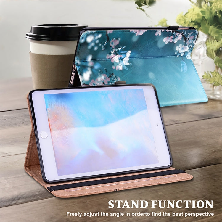 For iPad Air / Air 2 / 9.7 2017 / 2018 Crystal Texture Painted Leather Tablet Case(Plum Bossom) - iPad 9.7 (2018) & (2017) Cases by buy2fix | Online Shopping UK | buy2fix